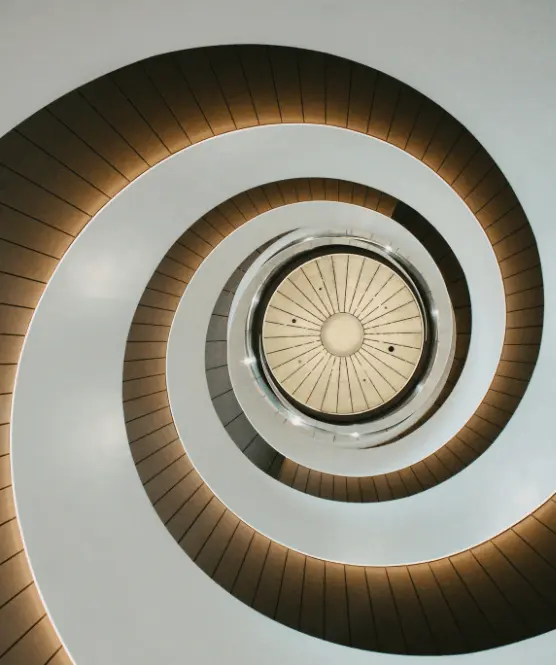 Spiral piece of architecture